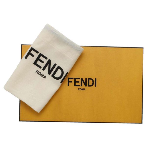 9393844 12 FENDI Peekaboo Selleria Continental Turnlock Long Wallet pink