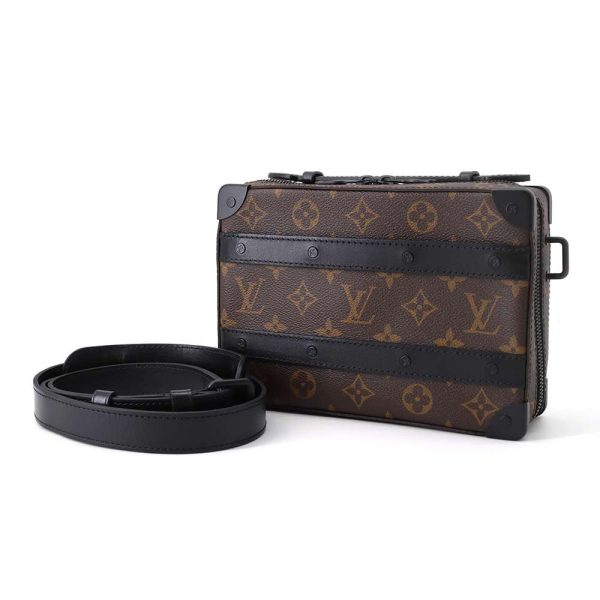 9394803 01 Louis Vuitton Soft Trunk Shoulder Bag Black