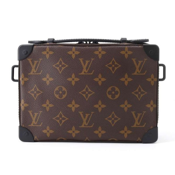 9394803 03 Louis Vuitton Soft Trunk Shoulder Bag Black