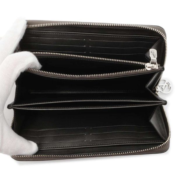 9398917 04 LOUIS VUITTON zippy long wallet Anthracite