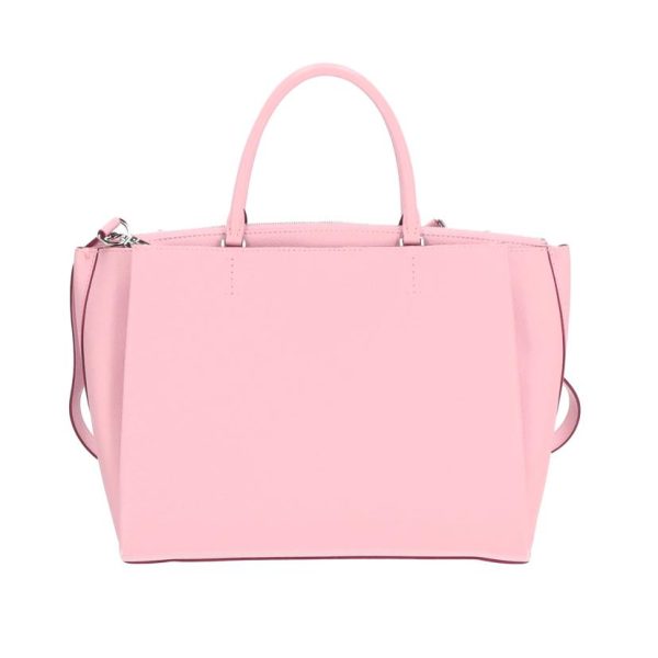 94015 2 Louis Vuitton Lock Me Tote Bag Leather Pink