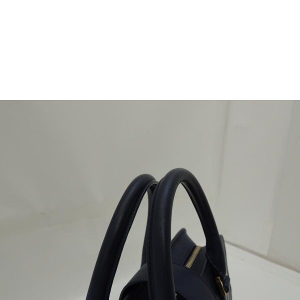 94127 3 Saint Laurent Cabas Monogram 2way Dark Blue