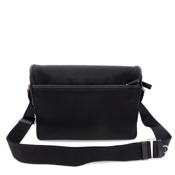 94228 2 Prada Tessuto Nylon Messenger Black