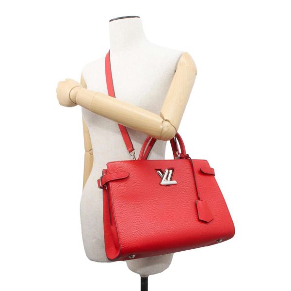 9429284 04 Louis Vuitton Twist 2way Tote Handbag Coquelicot