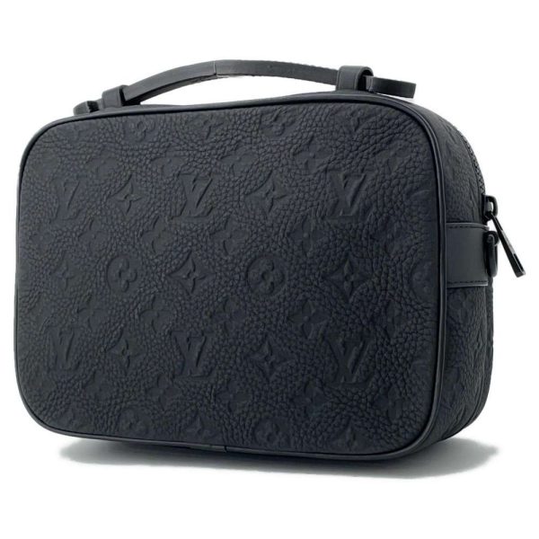 9441187 02 Louis Vuitton S Lock messenger Shoulder Bag Black