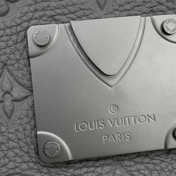 9441187 08 Louis Vuitton S Lock messenger Shoulder Bag Black