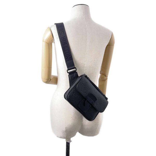 9441200 04 Louis Vuitton S Lock Sling Body Bag Black