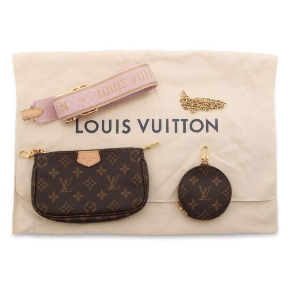 9443136 11 Louis Vuitton Multi Pochette Shoulder Bag Rose Clair