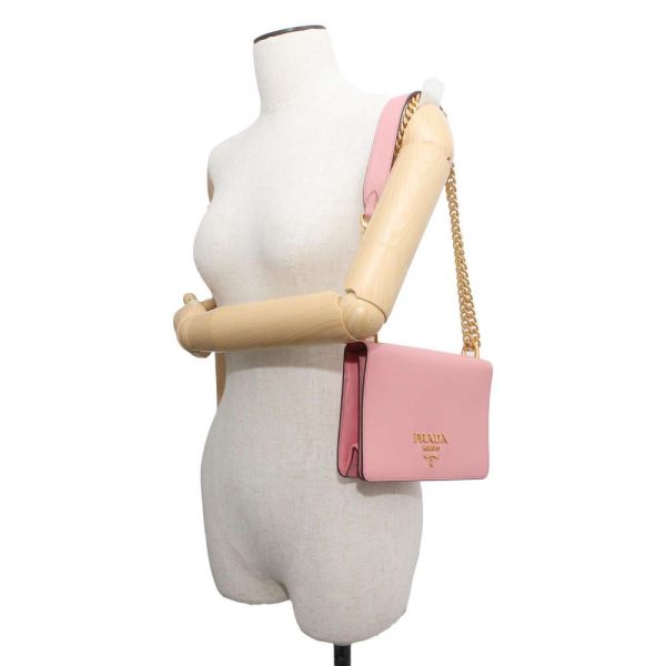 9461215 05 Prada Chain Shoulder Bag Pink