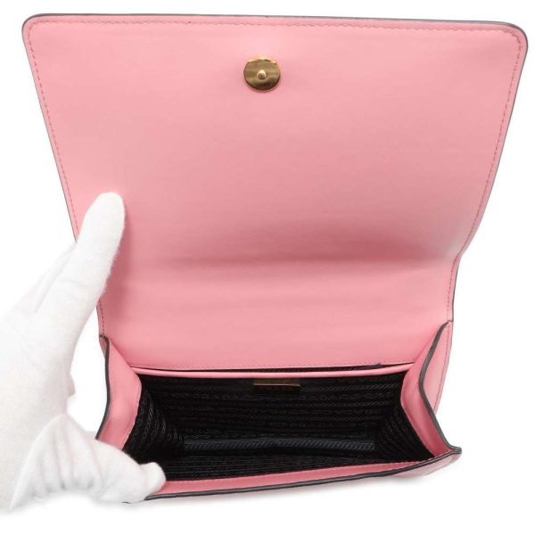 9461215 06 Prada Chain Shoulder Bag Pink