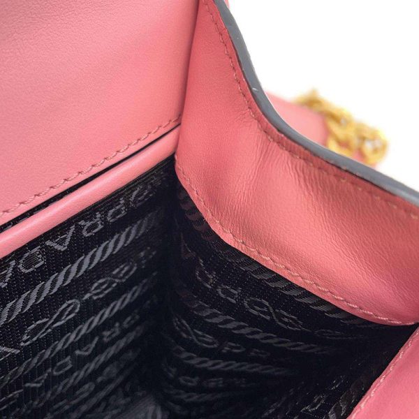 9461215 10 Prada Chain Shoulder Bag Pink