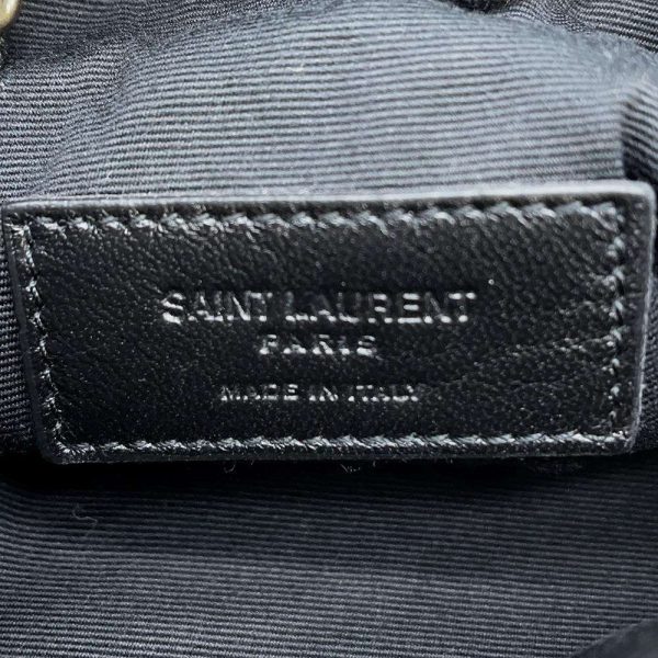 9461253 11 Saint Laurent Paris Chain Leather Shoulder Bag Black