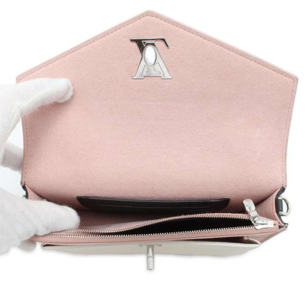 9461444 06 Louis Vuitton Pochette Lock Me 2way Chain Shoulder Bag Pink