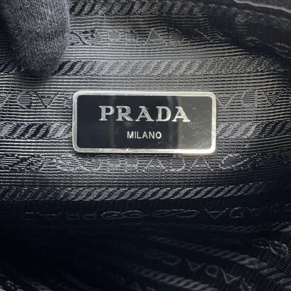 9463776 11 Prada Vitello DAINO VITDAINO Shoulder Bag Black