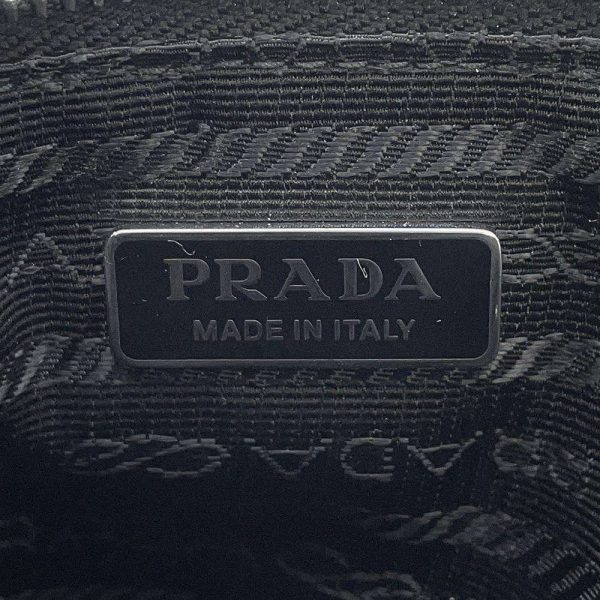 9463783 08 Prada Pochette Shoulder Bag Black