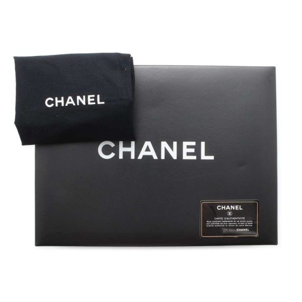 9464001 12 Chanel Chain Shoulder Bag Caviar Skin Black