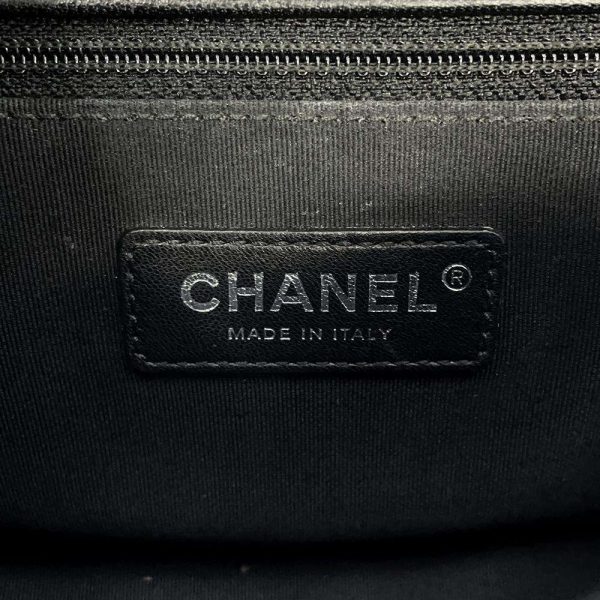 9464124 16 Chanel Chain Shoulder Bag Matelasse Coco Mark Lambskin Black