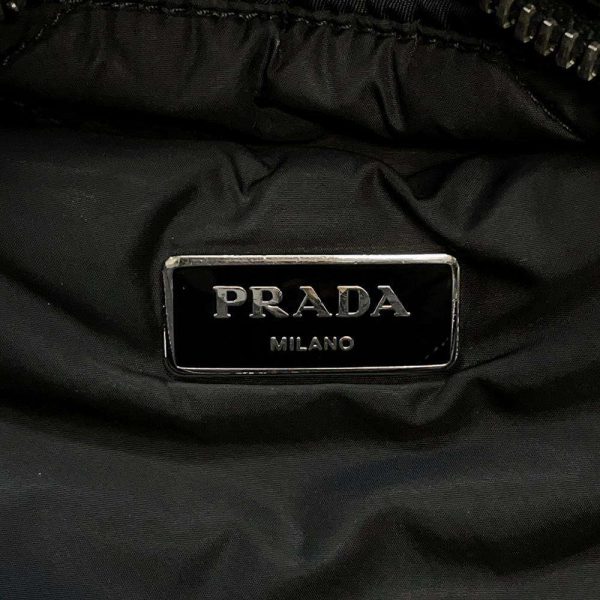 9464339 15 Prada bomber 2way tote bag black