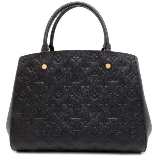 9465152 01 Louis Vuitton Montaigne MM 2way Handbag Black