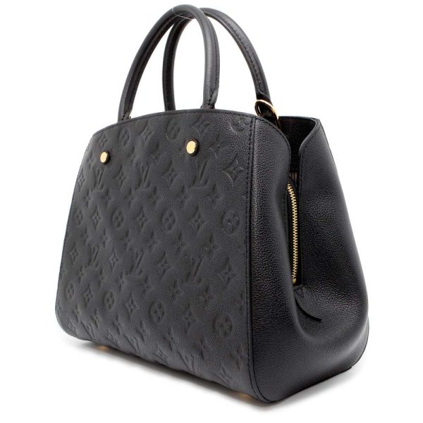 9465152 02 Louis Vuitton Montaigne MM 2way Handbag Black