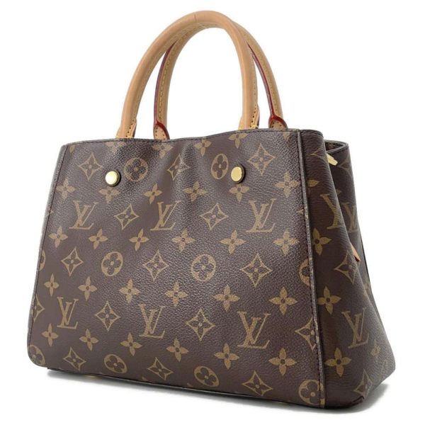 9465312 02 Louis Vuitton Montaigne BB 2way Shoulder Bag Bordeaux