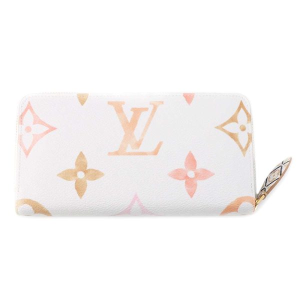 9479661 03 Louis Vuitton Giant Zippy Long Wallet Beige Pink