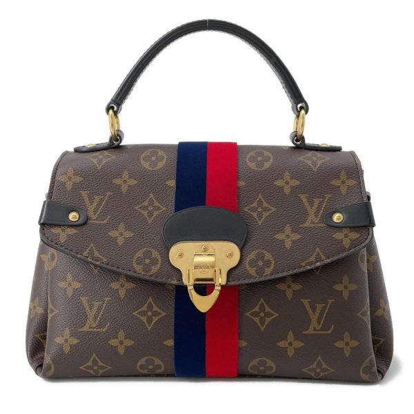 9488168 01 Louis Vuitton Georges BB 2way Shoulder Bag Red Navy