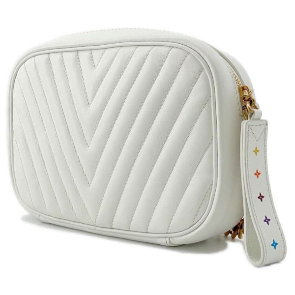 9499072 02 Louis Vuitton Wave Mini Camera Shoulder Bag White