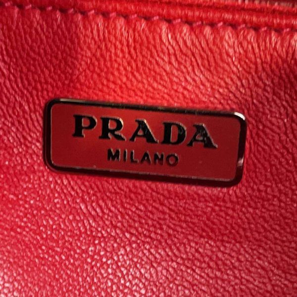 9503106 11 Prada Gathered Nappa Chain Shoulder Bag