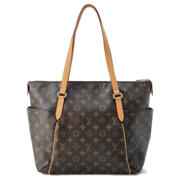 9506541 01 Louis Vuitton Totally MM Tote Shoulder Bag Brown