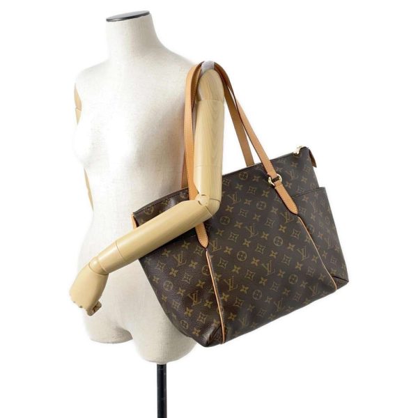 9506541 04 Louis Vuitton Totally MM Tote Shoulder Bag Brown