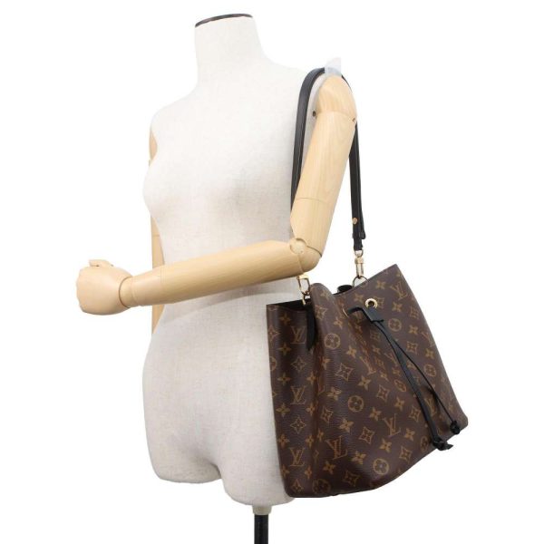 9513556 05 Louis Vuitton Neonoe 2way Shoulder Bag Black