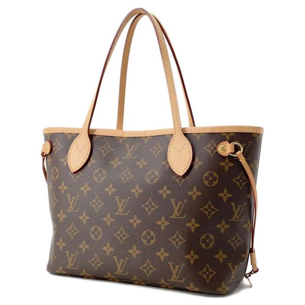 9515932 02 Louis Vuitton Neverfull PM with Pouch Tote Bag Pivoine