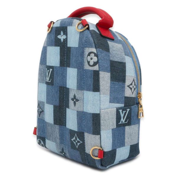 9516564 02 Louis Vuitton Palm Springs Mini Rucksack Backpack BlueRed