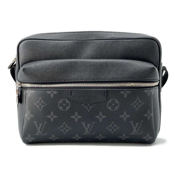 9519558 01 Louis Vuitton Outdoor Messenger PM Taigarama Shoulder Bag Black