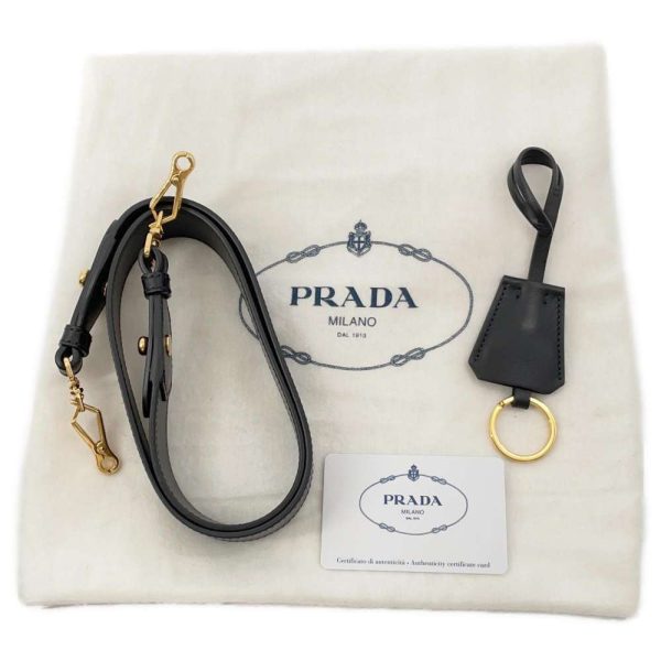 9527089 12 Prada 2way Shoulder Bag Black