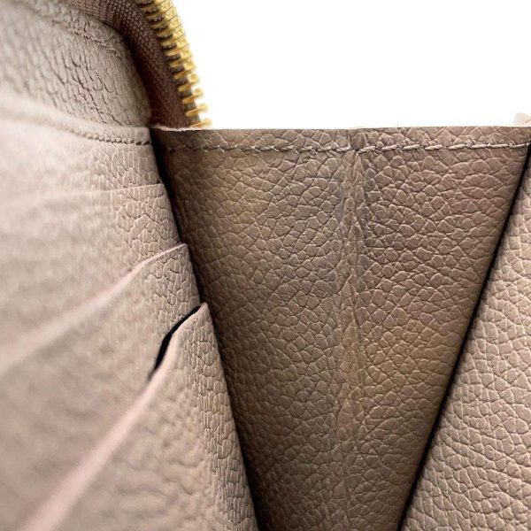 9533882 06 Louis Vuitton Round Zipper Long Wallet Tourterelle Crème