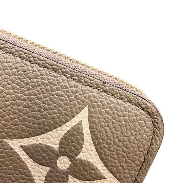 9533882 10 Louis Vuitton Round Zipper Long Wallet Tourterelle Crème