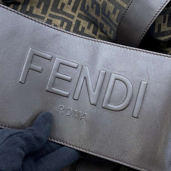 9536586 10 Fendi Zucca Drawstring Rucksack Backpack