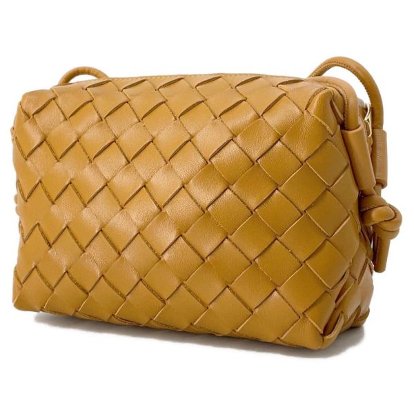 9537095 02 Bottega Veneta Leather Camera Bag Cobb