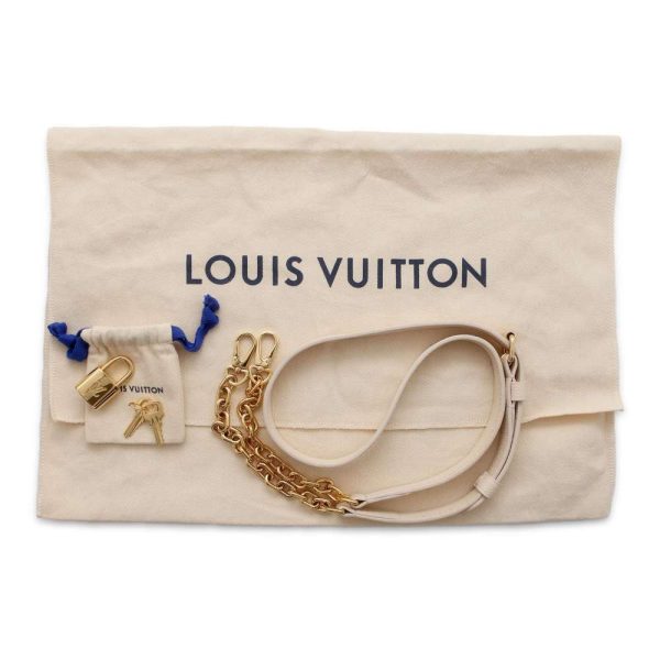 9537408 13 Louis Vuitton Speedy Bandouliere 20 2way Handbag Cream