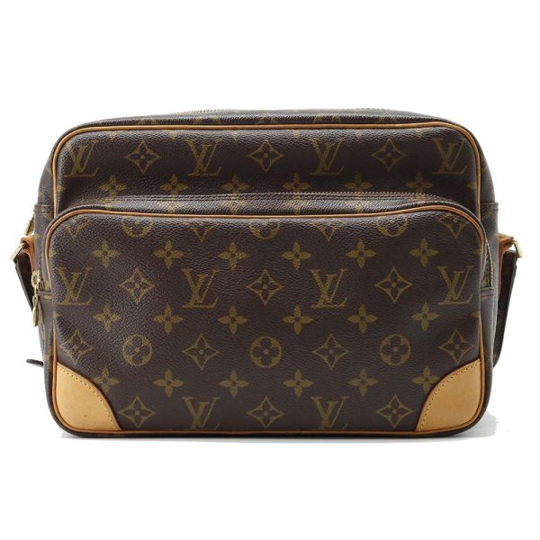 9537637 01 Louis Vuitton Monogram Nile Shoulder Bag Brown