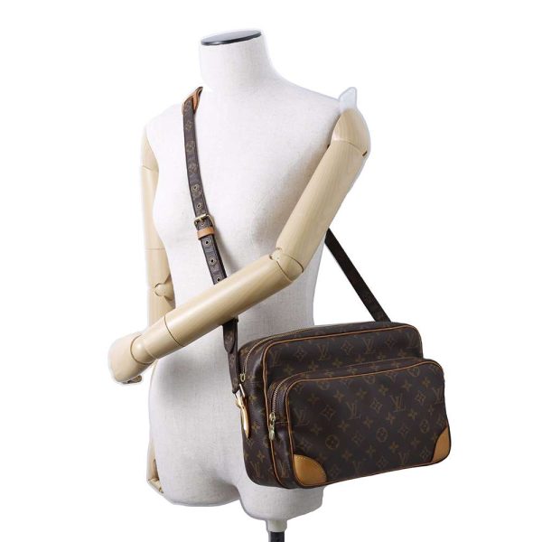 9537637 04 Louis Vuitton Monogram Nile Shoulder Bag Brown