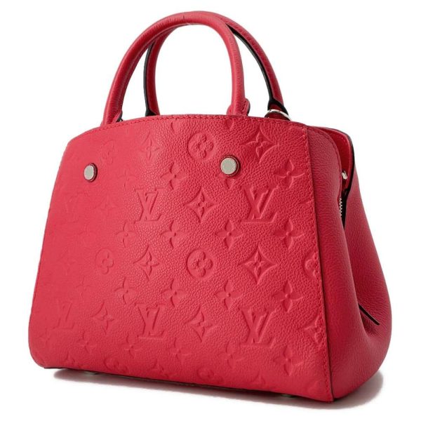 9537774 02 Louis Vuitton Montaigne BB 2way Handbag Pink