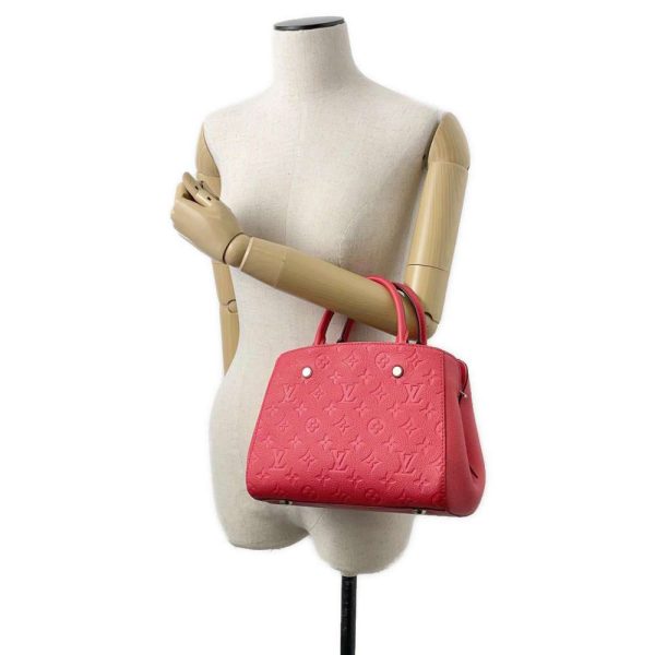 9537774 04 Louis Vuitton Montaigne BB 2way Handbag Pink