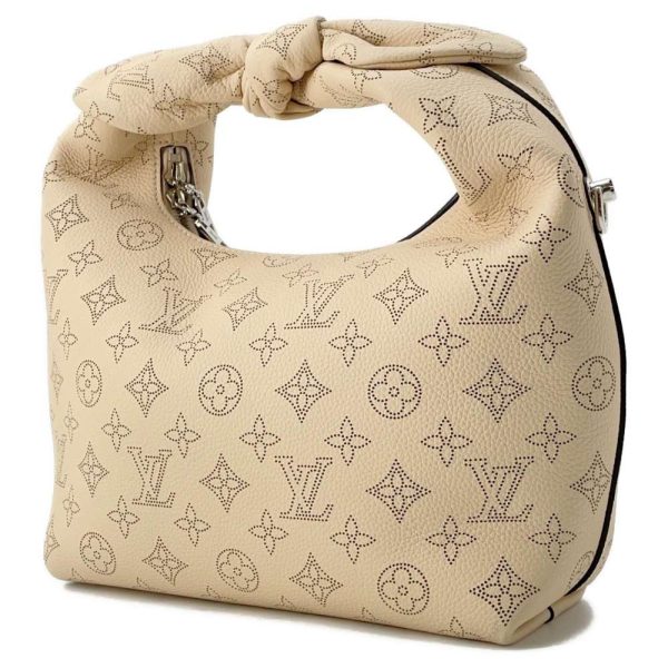 9544604 02 Louis Vuitton Why Knot PM 2way Shoulder Bag beige