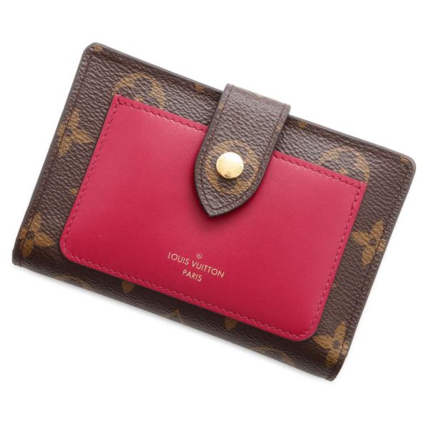 9547773 01 Louis Vuitton Monogram Portefeuille Juliet Bifold Wallet Fuchsia