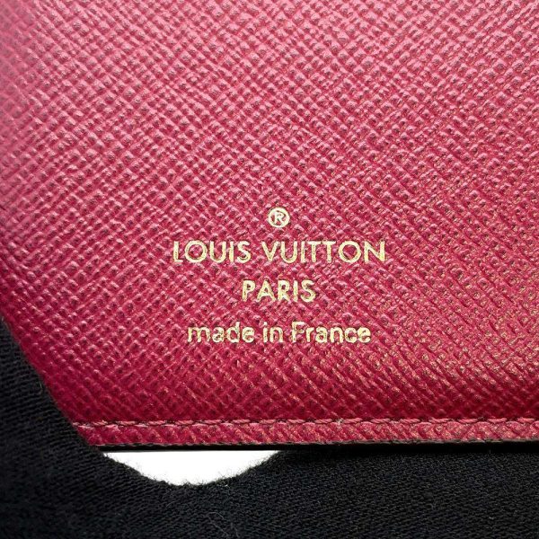 9547773 12 Louis Vuitton Monogram Portefeuille Juliet Bifold Wallet Fuchsia