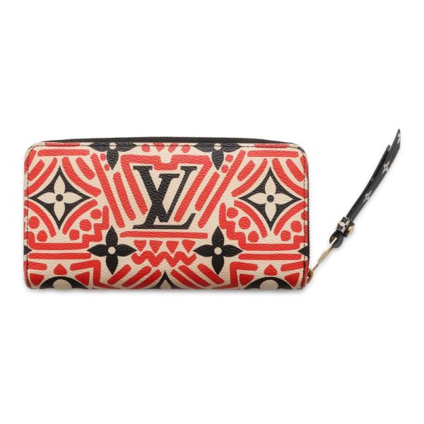 9547803 03 Louis Vuitton Zippy Long Wallet Crème Rouge