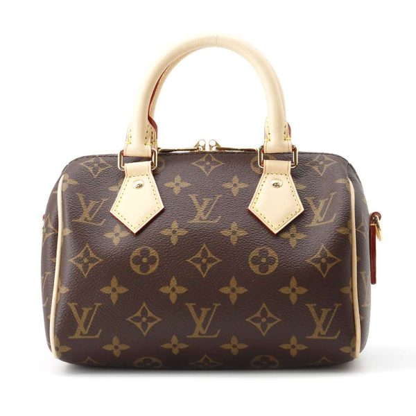 9548947 01 Louis Vuitton Speedy Bandouliere 20 2way Shoulder Bag Beige Red